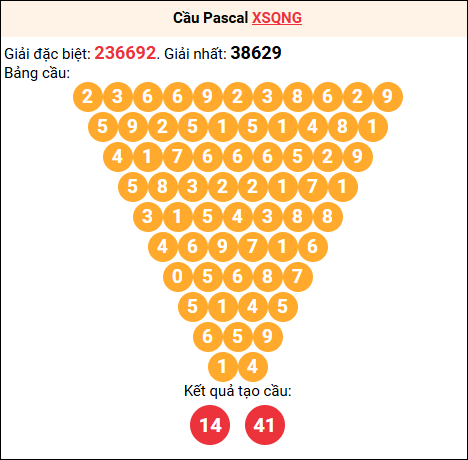 Soi cầu Pascale XSQNG 24/01/2026