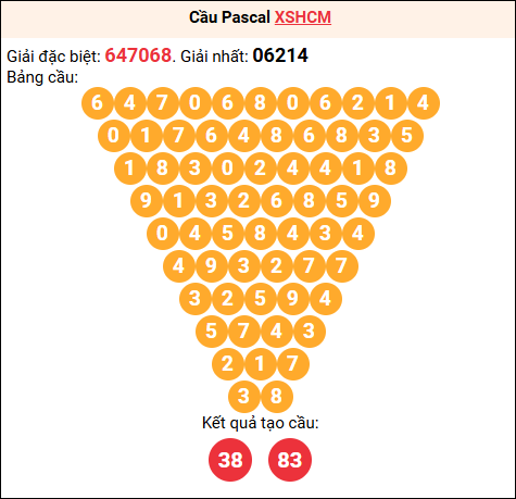 Soi cầu Pascale XSHCM 24/01/2026