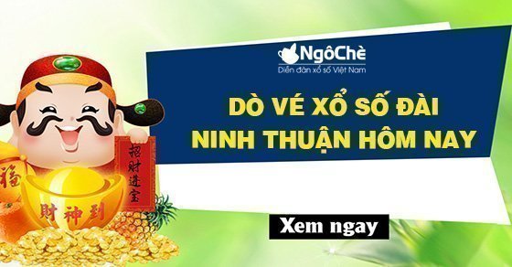 Hướng dẫn dò vé xổ số đài Ninh Thuận hôm nay